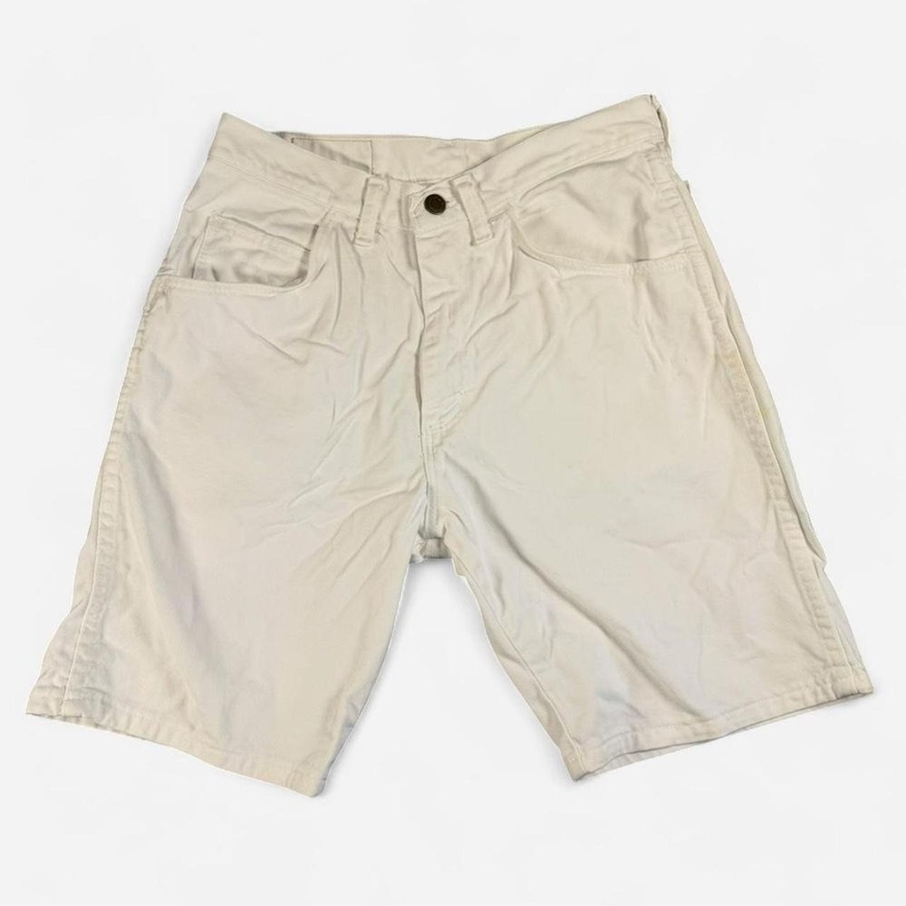 Vintage Wrangler White Denim Shorts Made in the USA Size 28x9